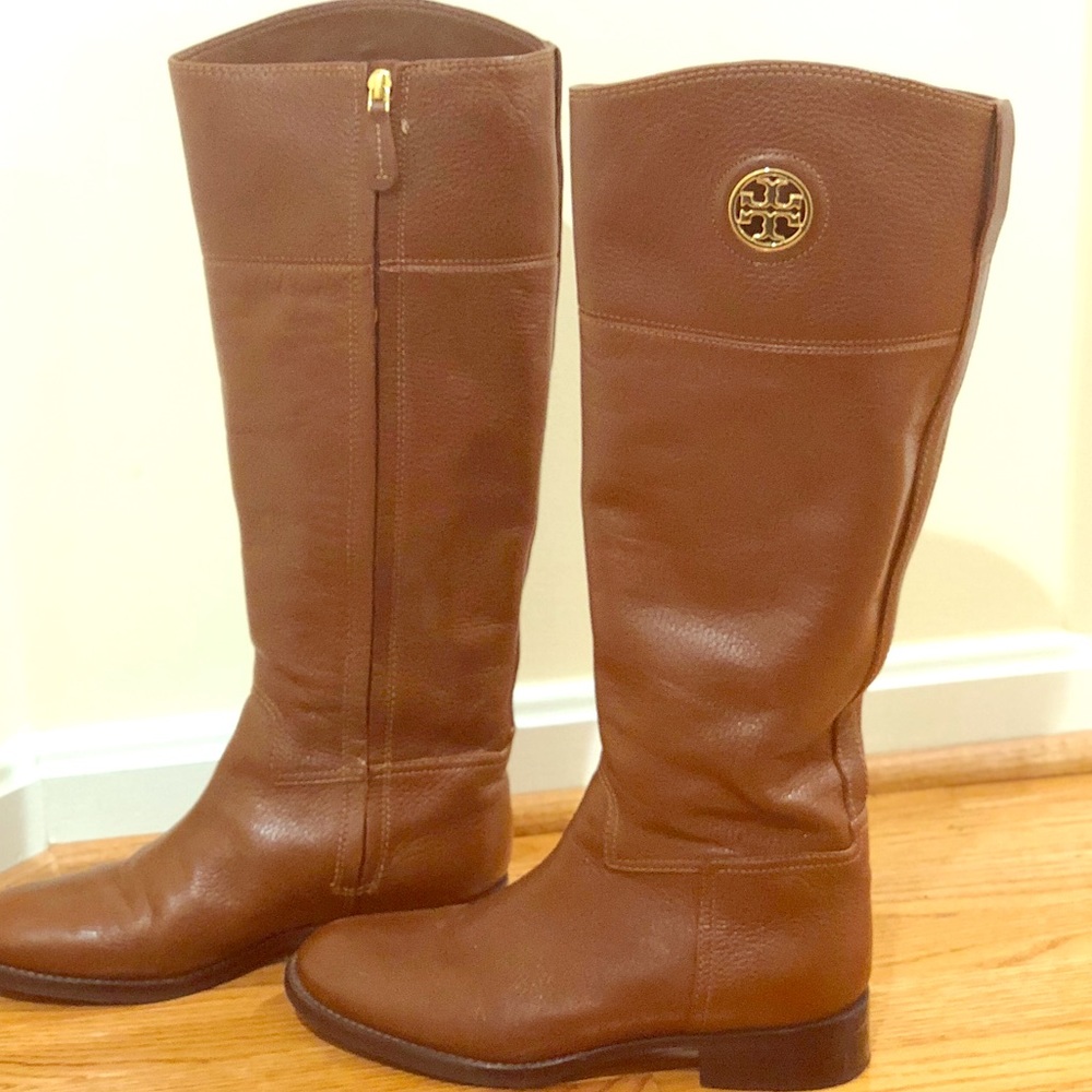 Tory Burch Brown Leather Luxury Boots (8 1/2)